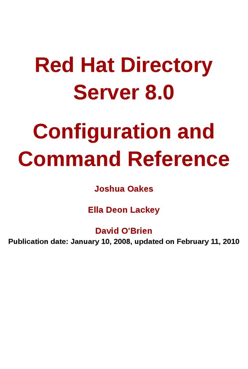 Red Hat DIRECTORY SERVER 8.0 Manual de funcionamiento