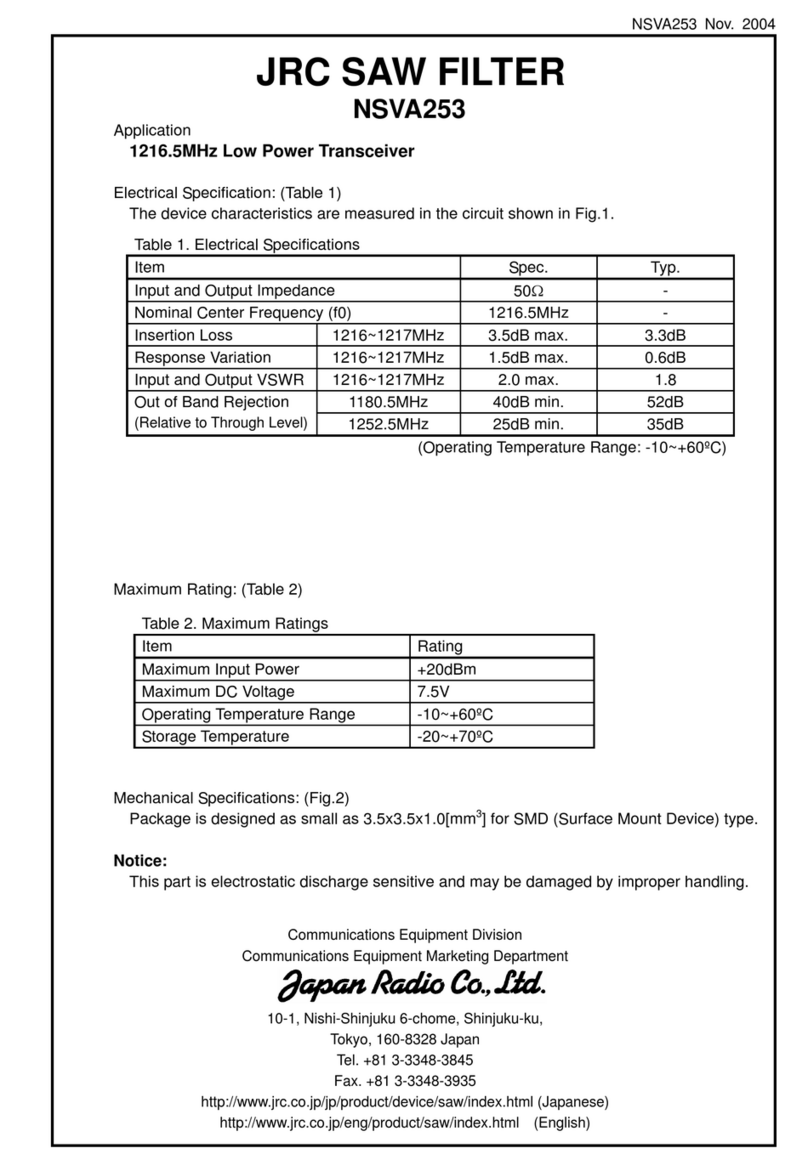JRC NSVA253 Manual de usuario