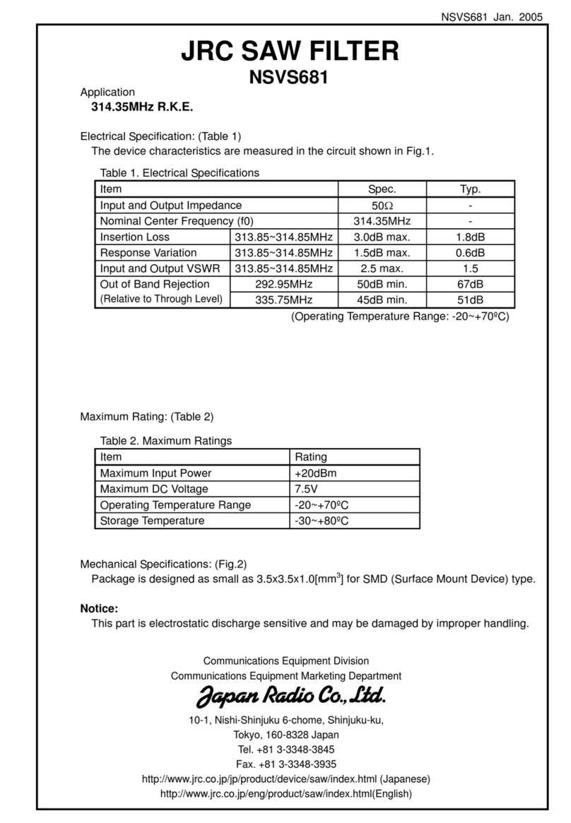 JRC NSVS681 Manual de usuario