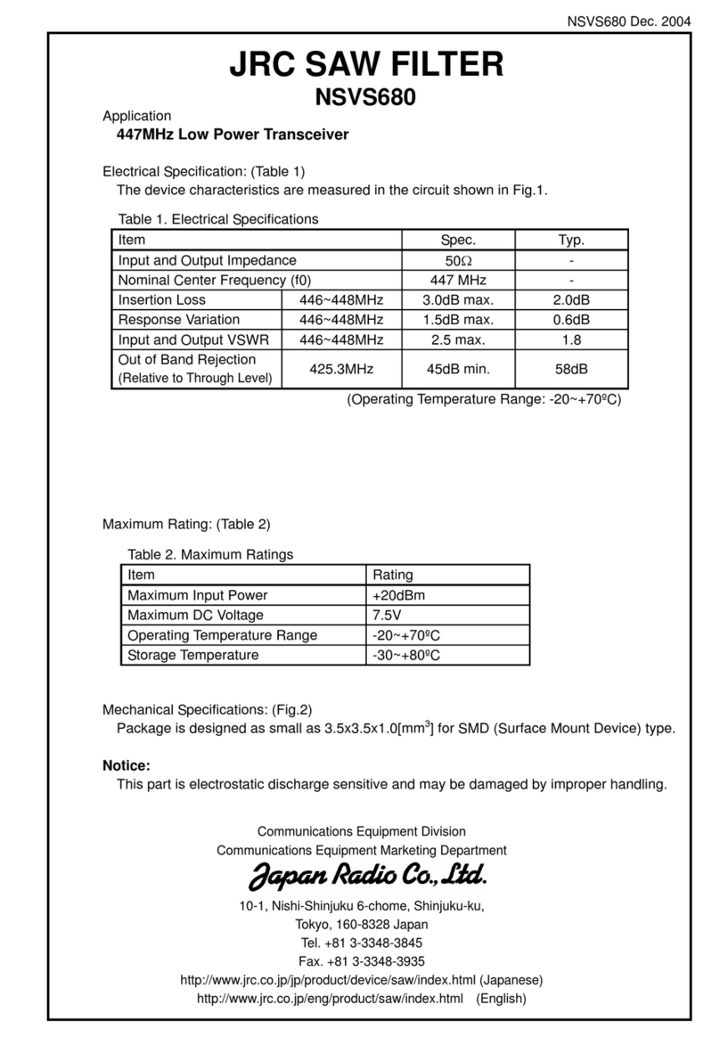 JRC NSVS680 Manual de usuario