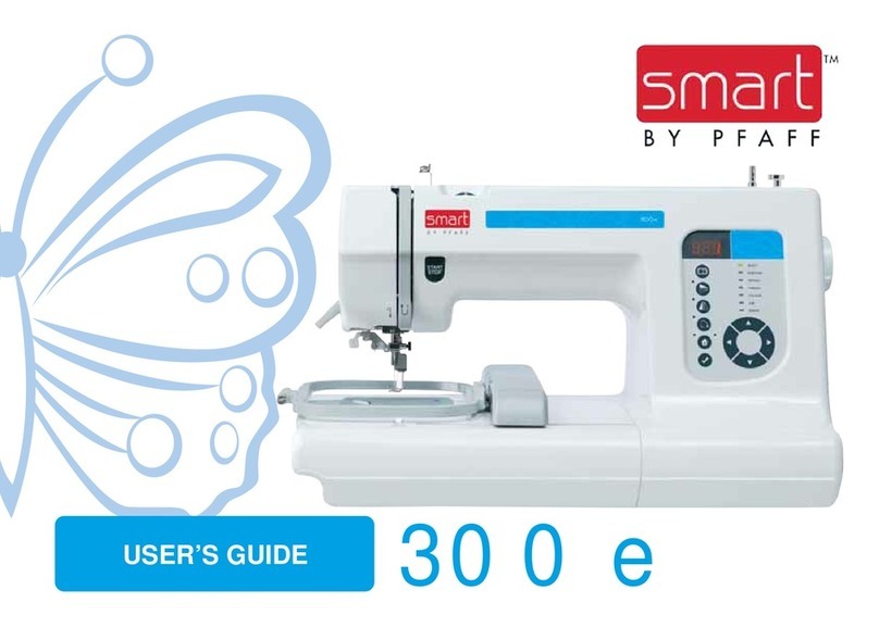 Pfaff 300 e Manual de usuario