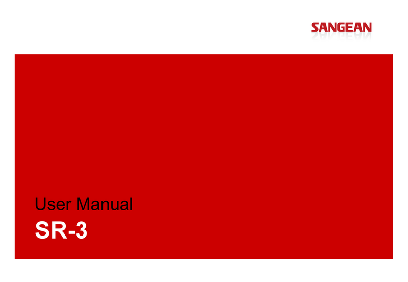 Sangean SR-3 Manual de usuario