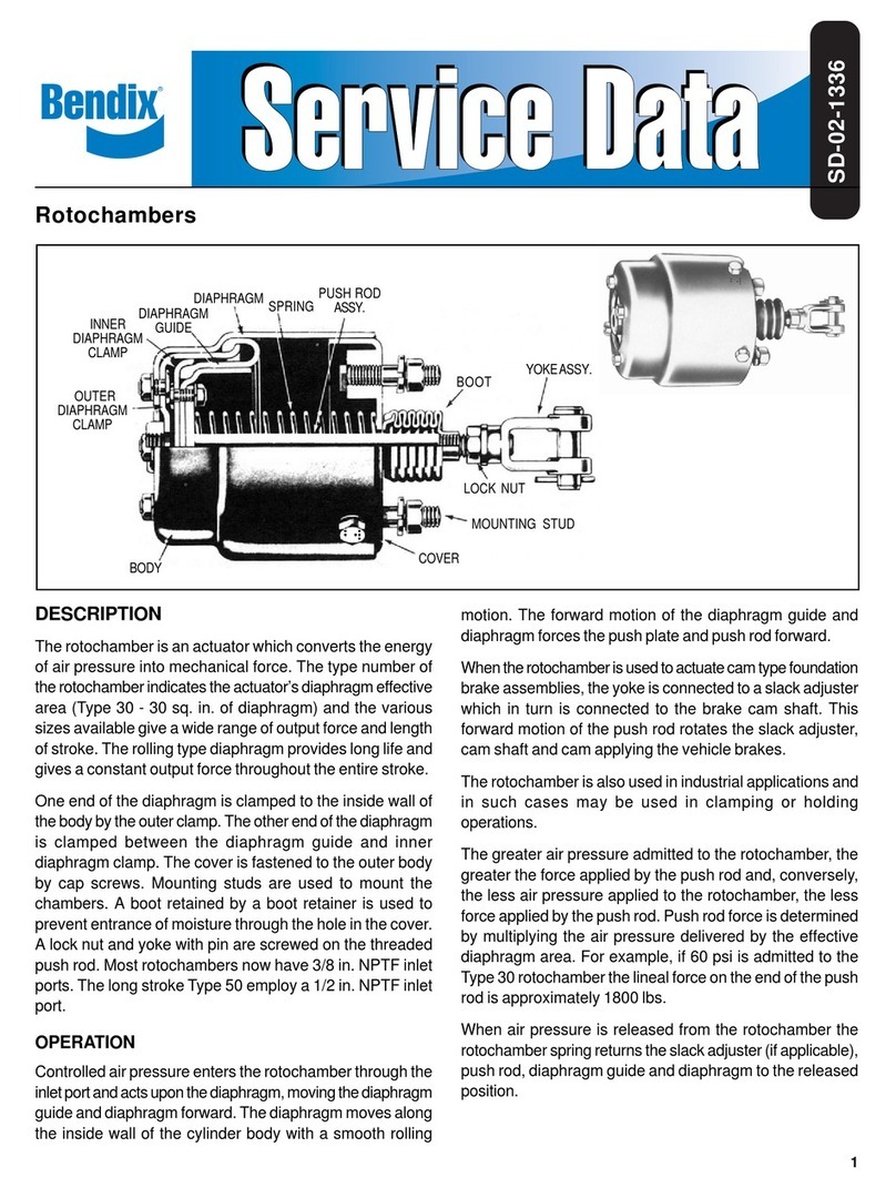 BENDIX ROTO CHAMBERS Manual de usuario
