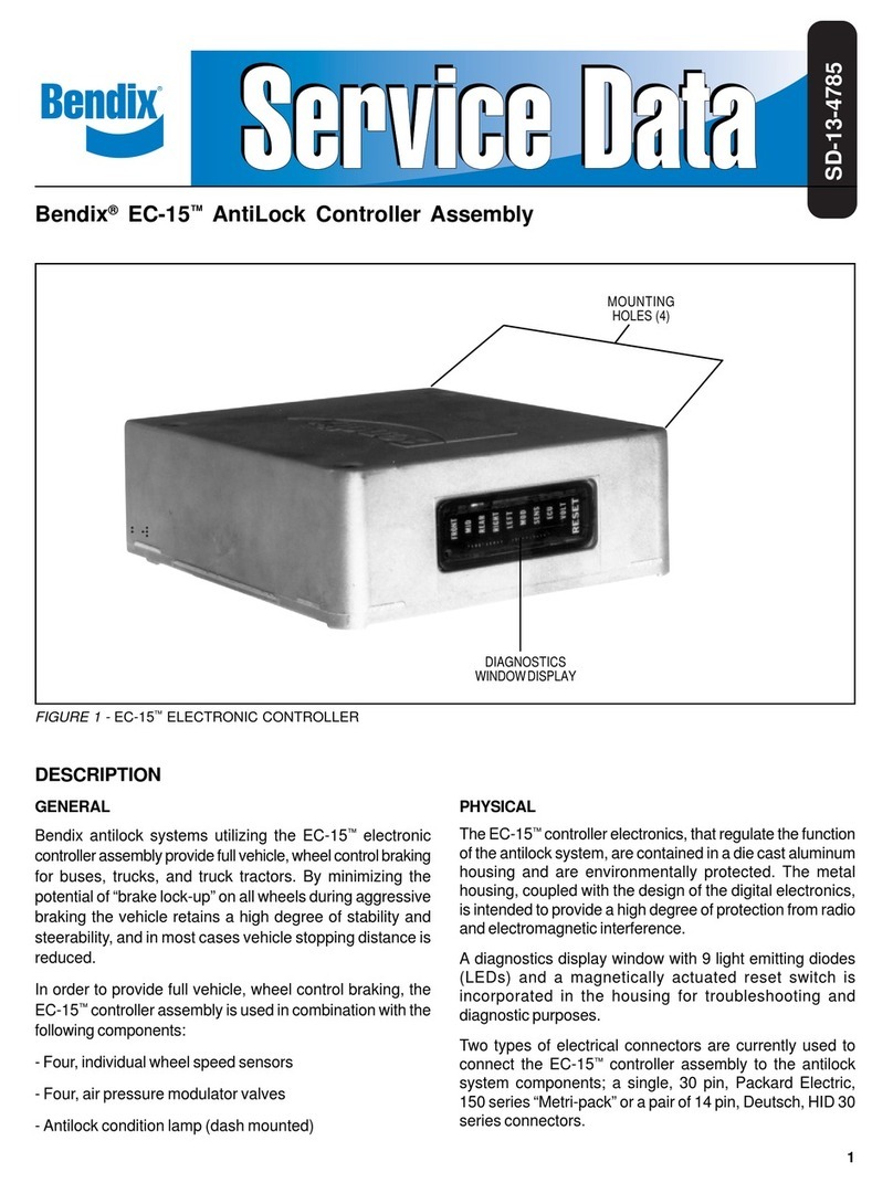 BENDIX EC-15 ANTILOCK CONTROLLER ASSY Manual de usuario