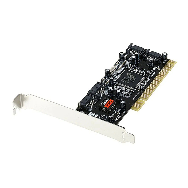 Silicon Image SATA RAID FOR SILICON IMAGE Manual de usuario
