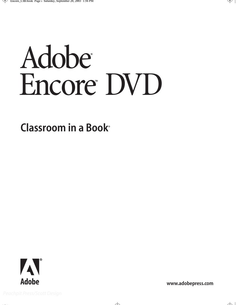 Adobe ENCORE DVD Manual de usuario