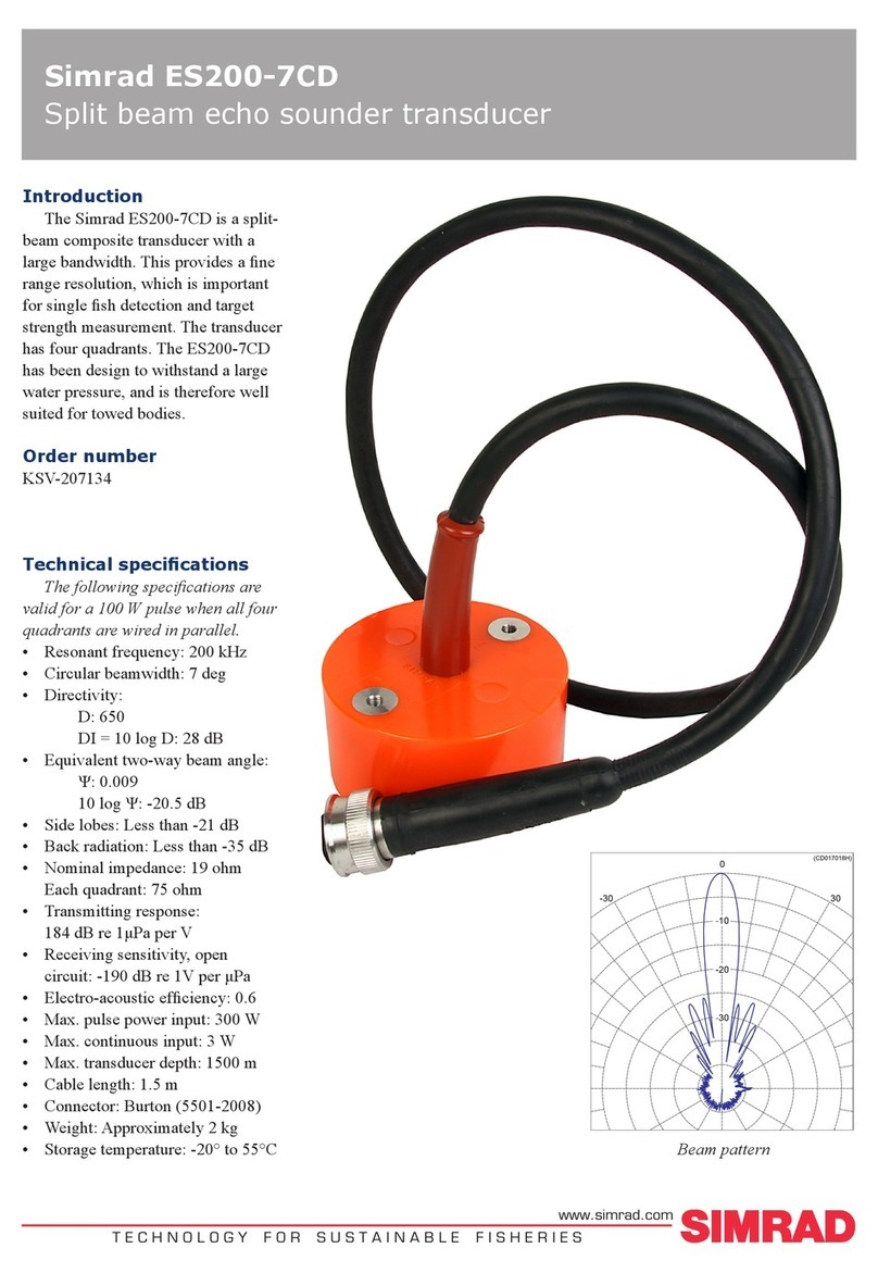 Simrad ES200-7CD -  REV B Manual de usuario