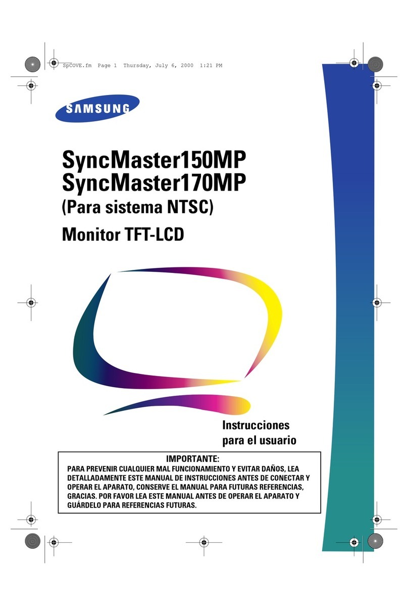 Samsung SyncMaster 170MP Manual de usuario
