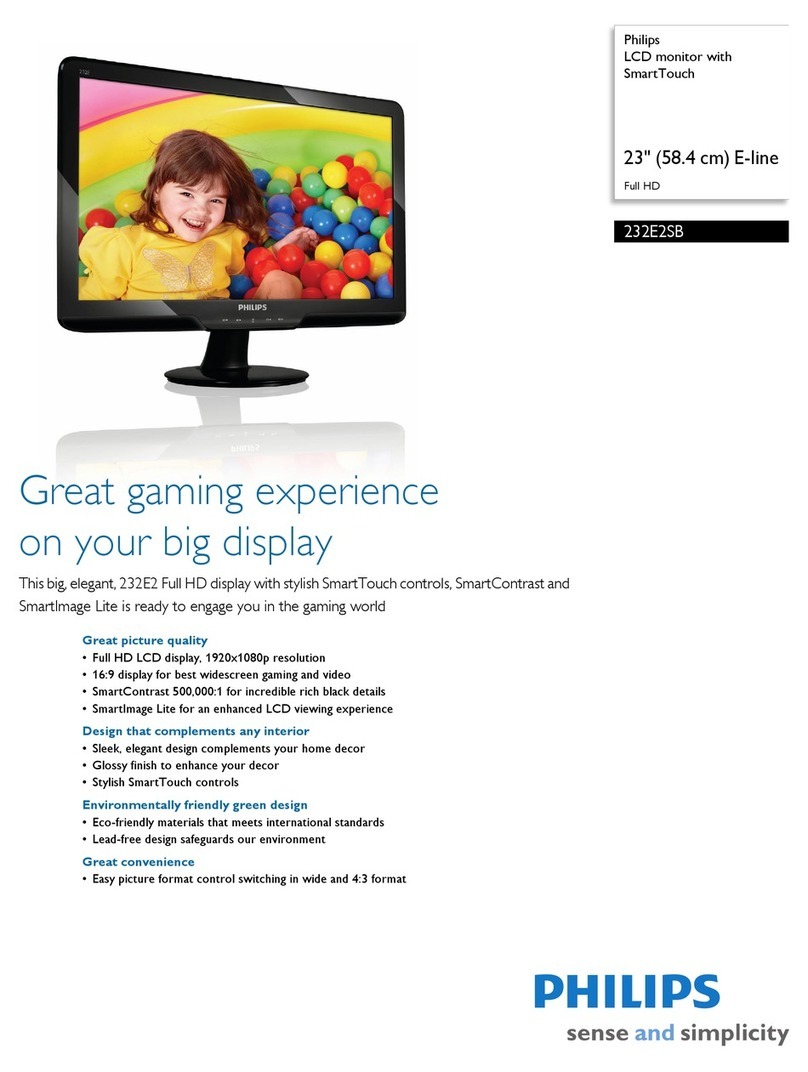 Philips 232E2SB Manual de usuario