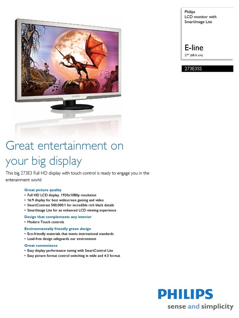 Philips 273E3SS Manual de usuario