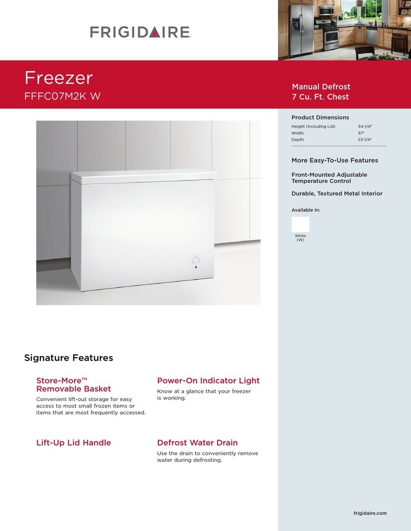 Frigidaire FFFC07M2KW Manual de usuario