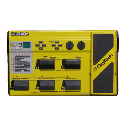 digi-tech RP 3 Manual de usuario