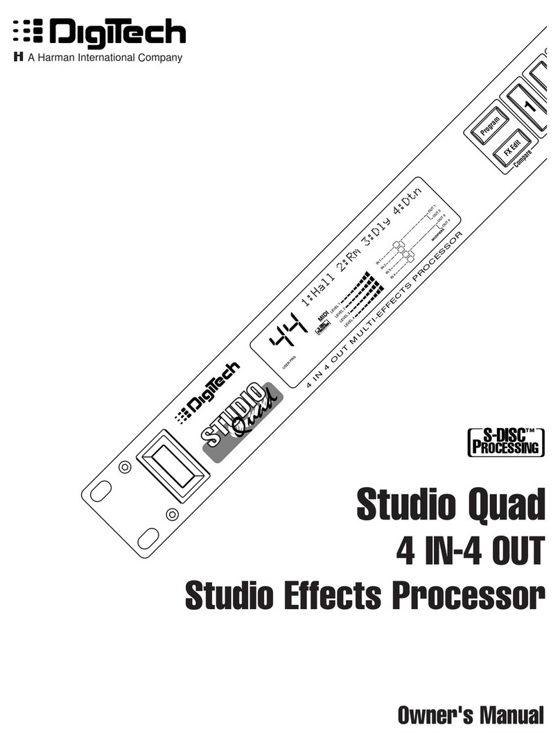 digi-tech STUDIOQUAD Manual de usuario