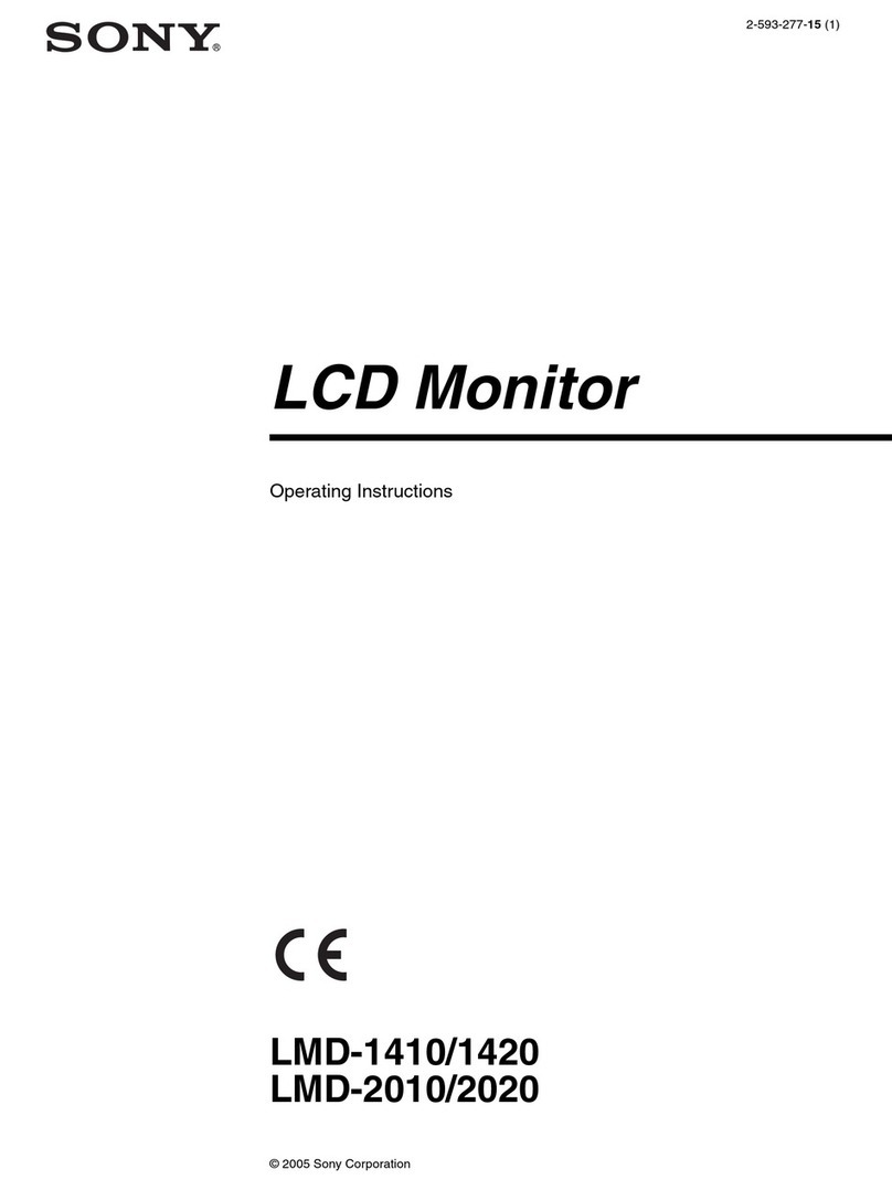 Sony LUMA LMD-1420 Manual de usuario