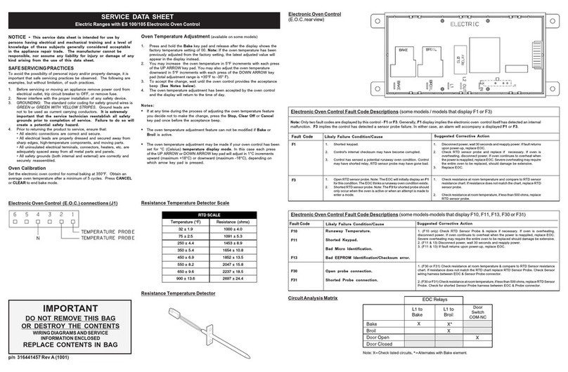 Frigidaire FFEF3011LB Guía del usuario