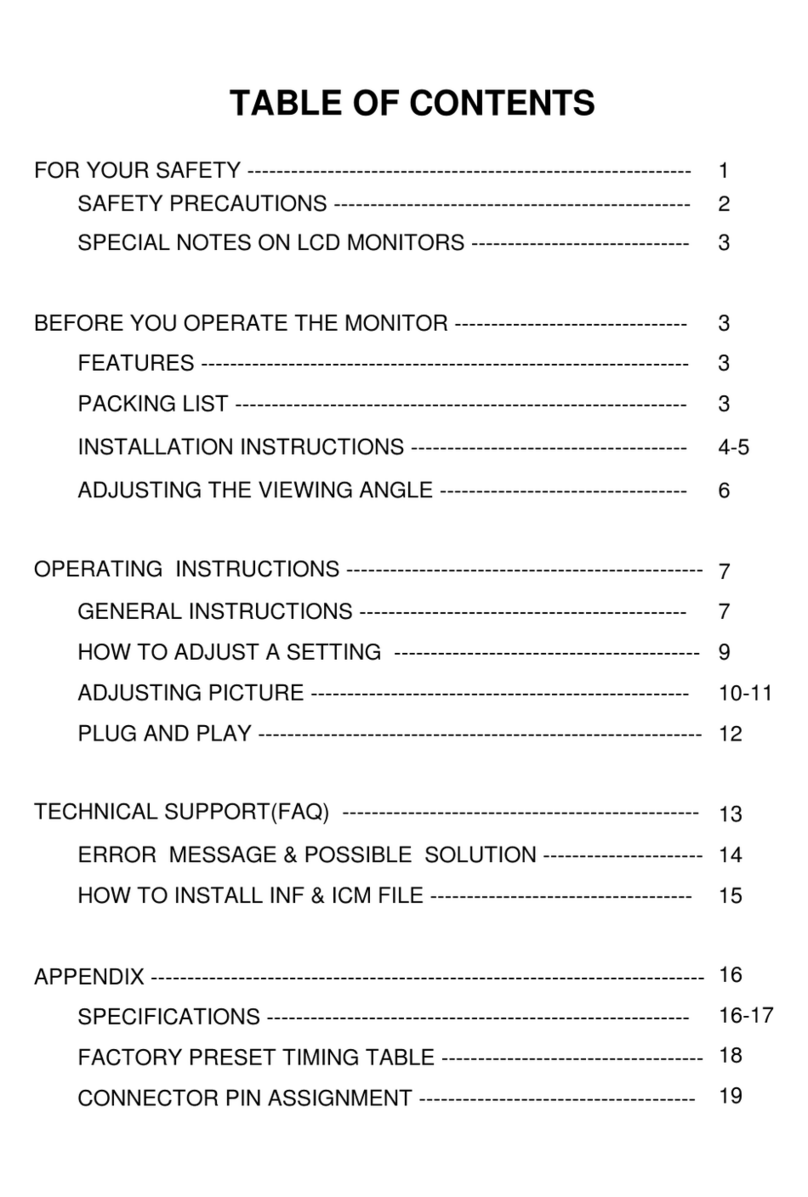 AOC LM925 Manual de usuario