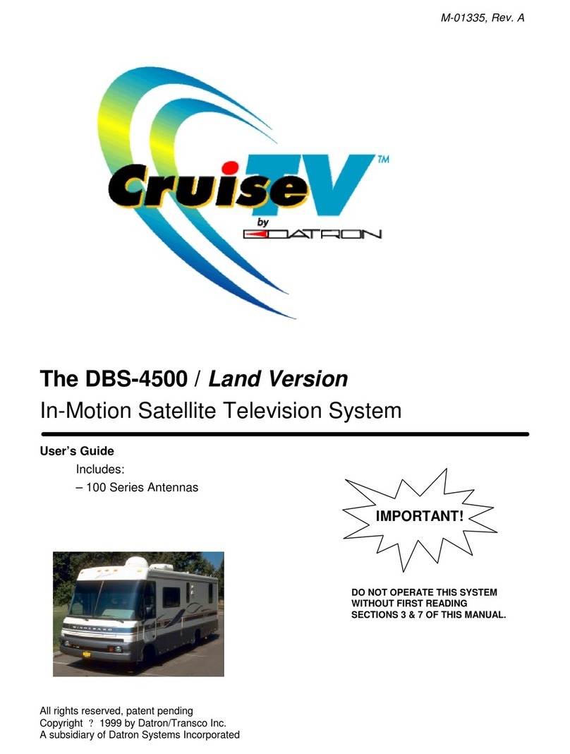 Datron DBS-4500 - REV A Manual de usuario Datron DBS-4500 - REV A Manual de usuario