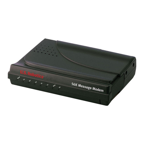 US Robotics 56K MESSAGE MODEM - QUICK FOR WINDOWS Manual de usuario US Robotics 56K MESSAGE MODEM - QUICK FOR WINDOWS Manual de usuario