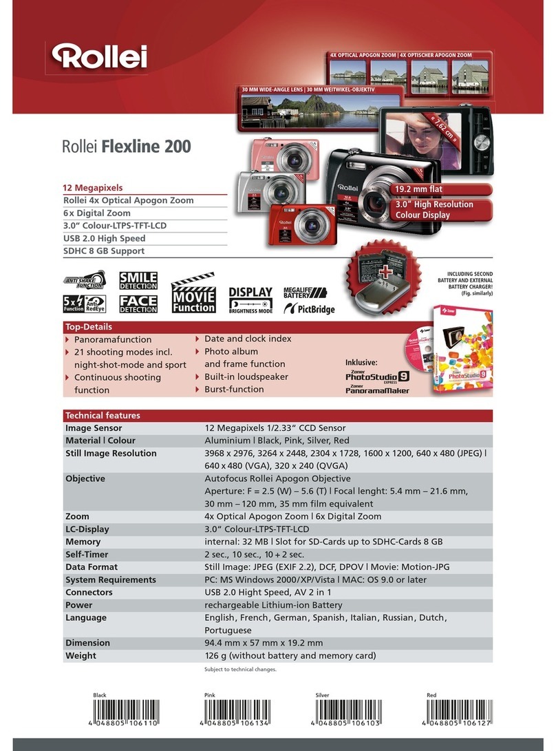 Rollei FLEXLINE 200 Manual de usuario
