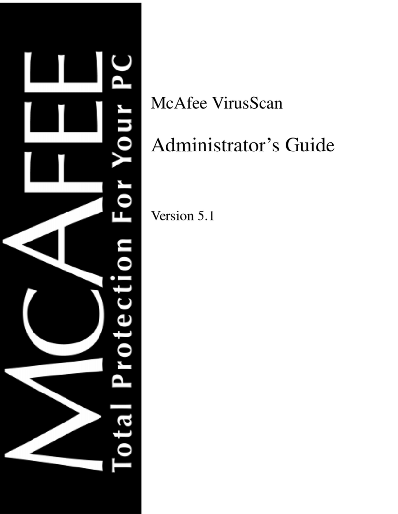 McAfee VIRUSSCAN 5.1 Manual de servicio