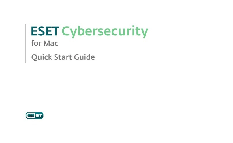ESET CYBERSECURITY - QUICK START GUIDE FOR MAC Manual de usuario