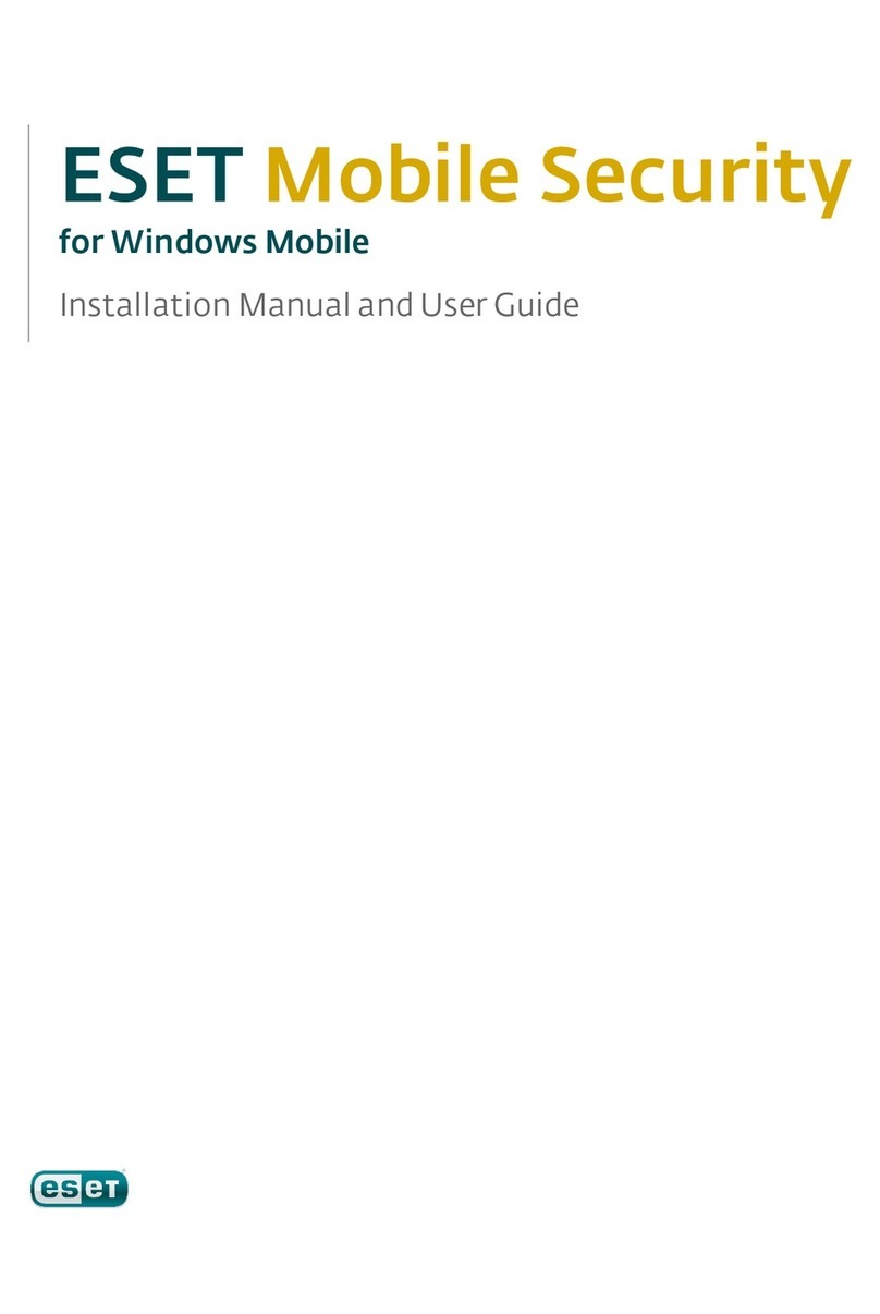 ESET MOBILE ANTIVIRUS - FOR WINDOWS MOBILE Manual de usuario