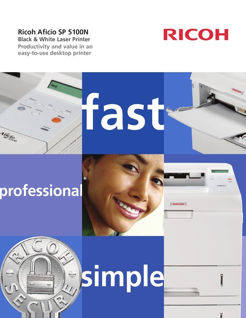 Ricoh 402850 Manual de usuario