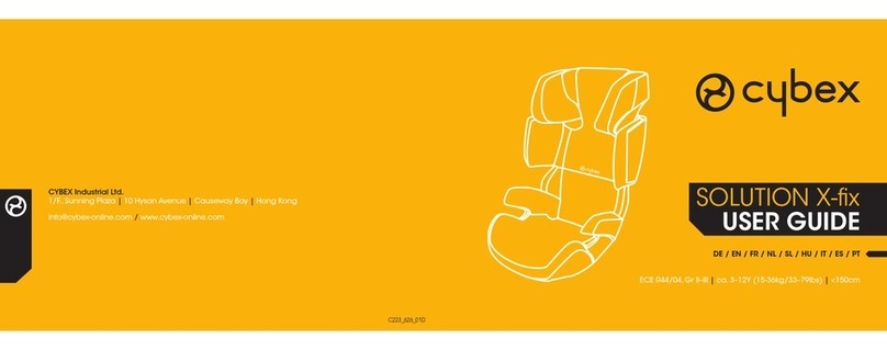 CYBEX SOLUTION X-FIX Manual de usuario