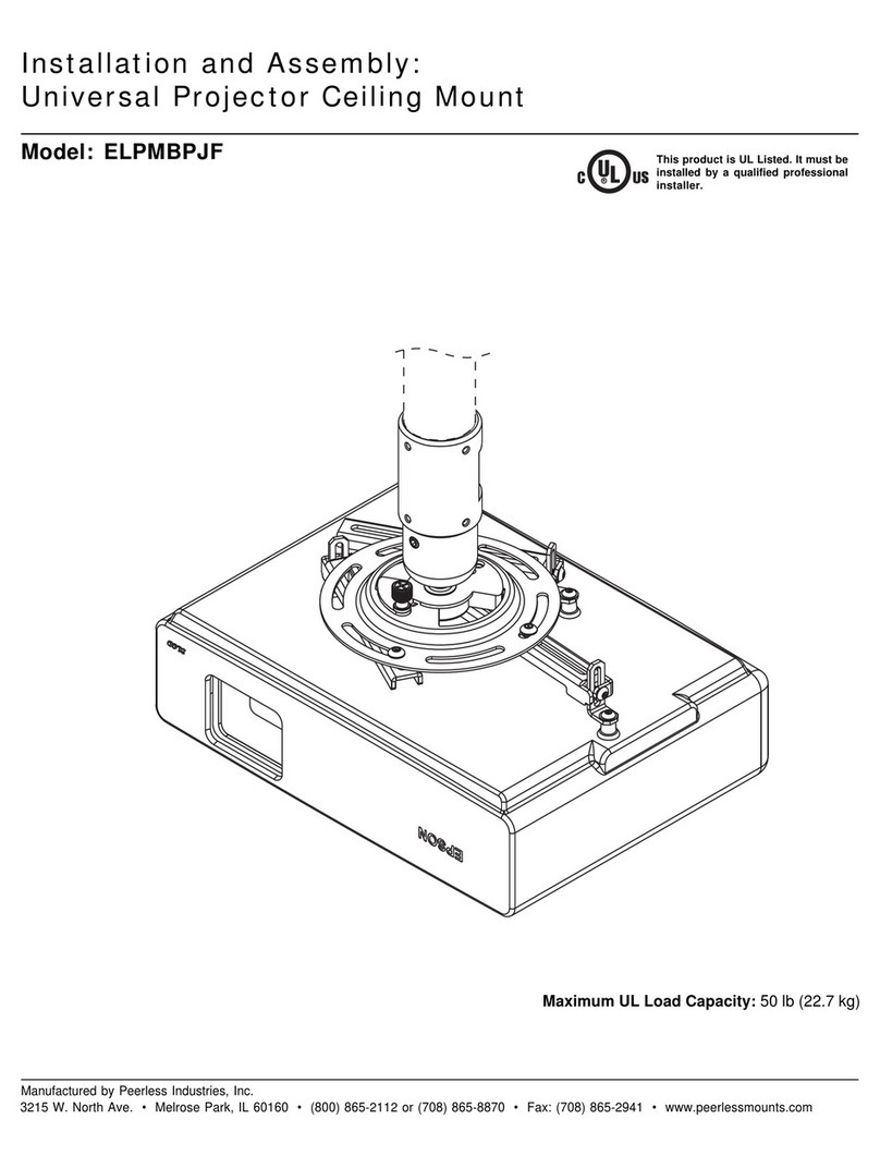 Epson ELPMBPJF - Universal Projector Ceiling Mount Guía