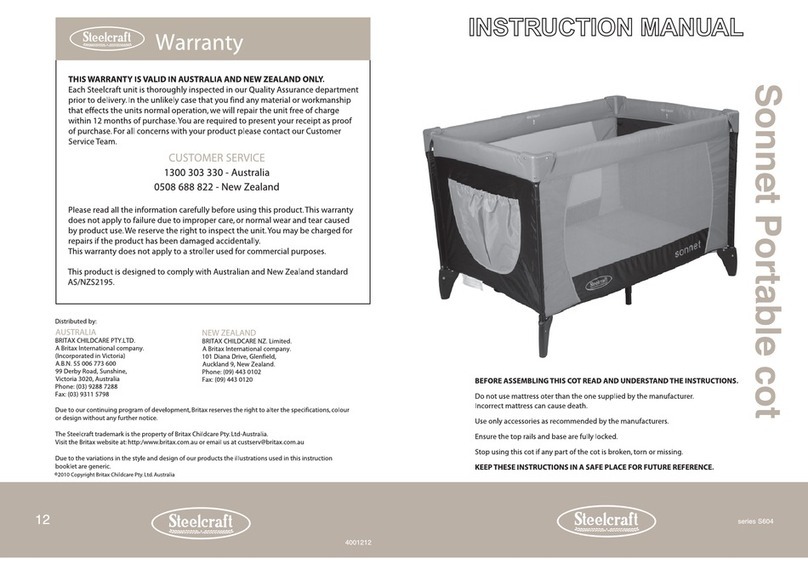 Britax SONNET Manual de usuario Britax SONNET Manual de usuario