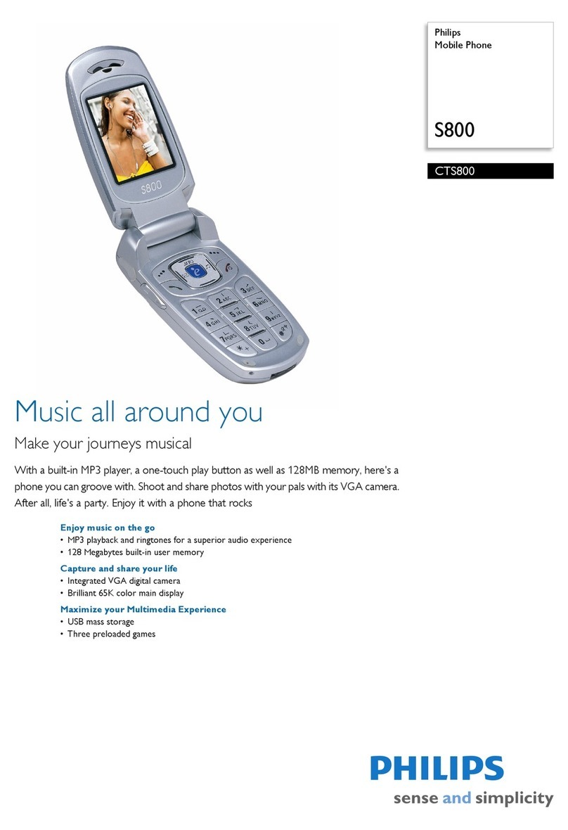 Philips S800 Manual de usuario