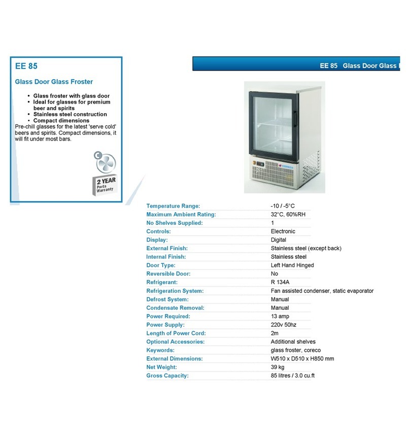 Coreco EE 85 Manual de usuario