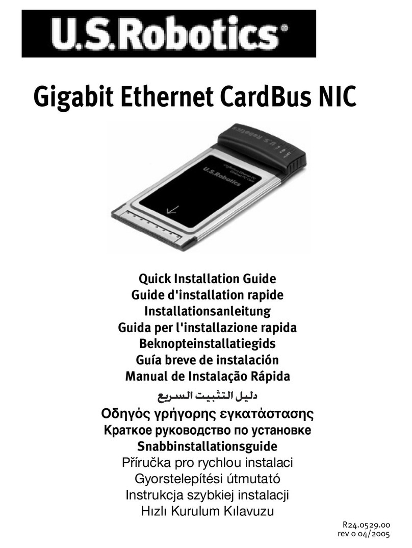 US Robotics USR997903 Manual de usuario