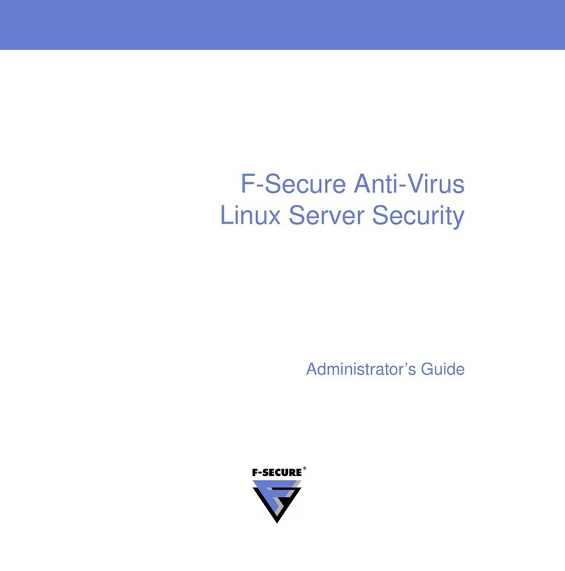 F-SECURE ANTI-VIRUS LINUX CLIENT SECURITY - Manual de servicio