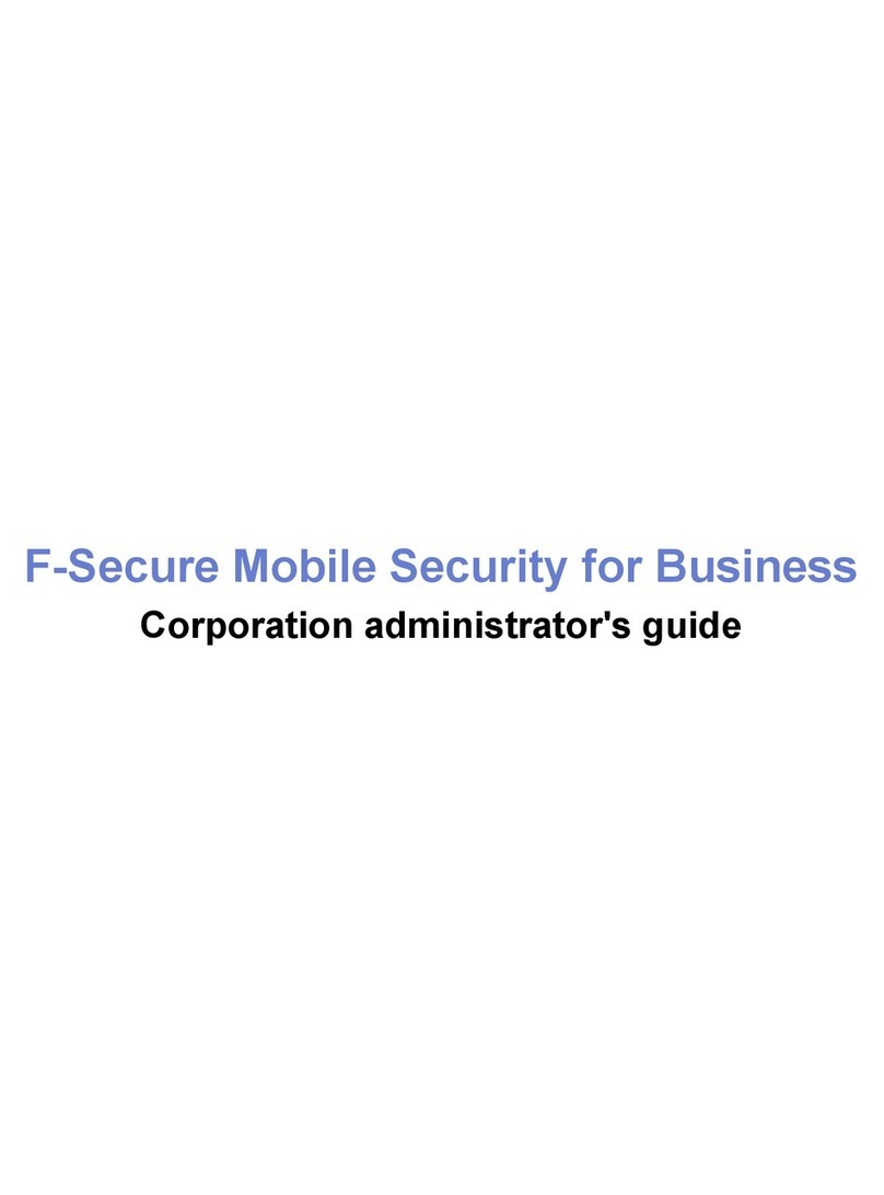 F-SECURE MOBILE SECURITY FOR BUSINESS - Manual de servicio F-SECURE MOBILE SECURITY FOR BUSINESS - Manual de servicio