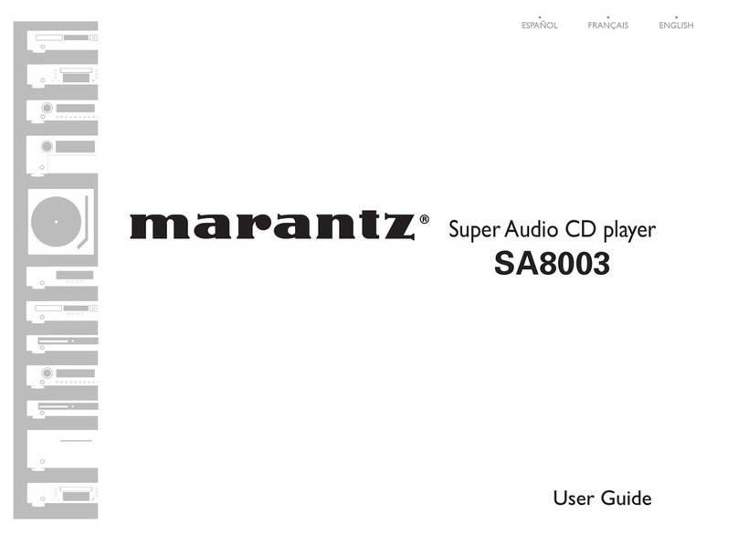 Marantz SA8003 Manual de usuario