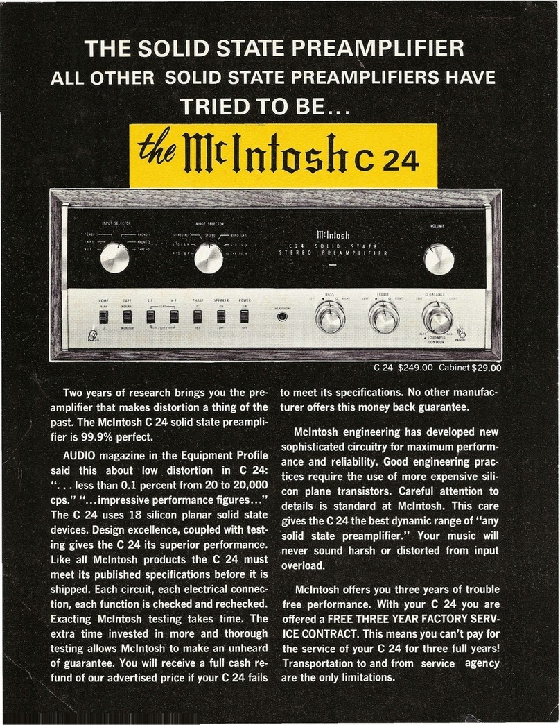 McIntosh C24 Manual de usuario
