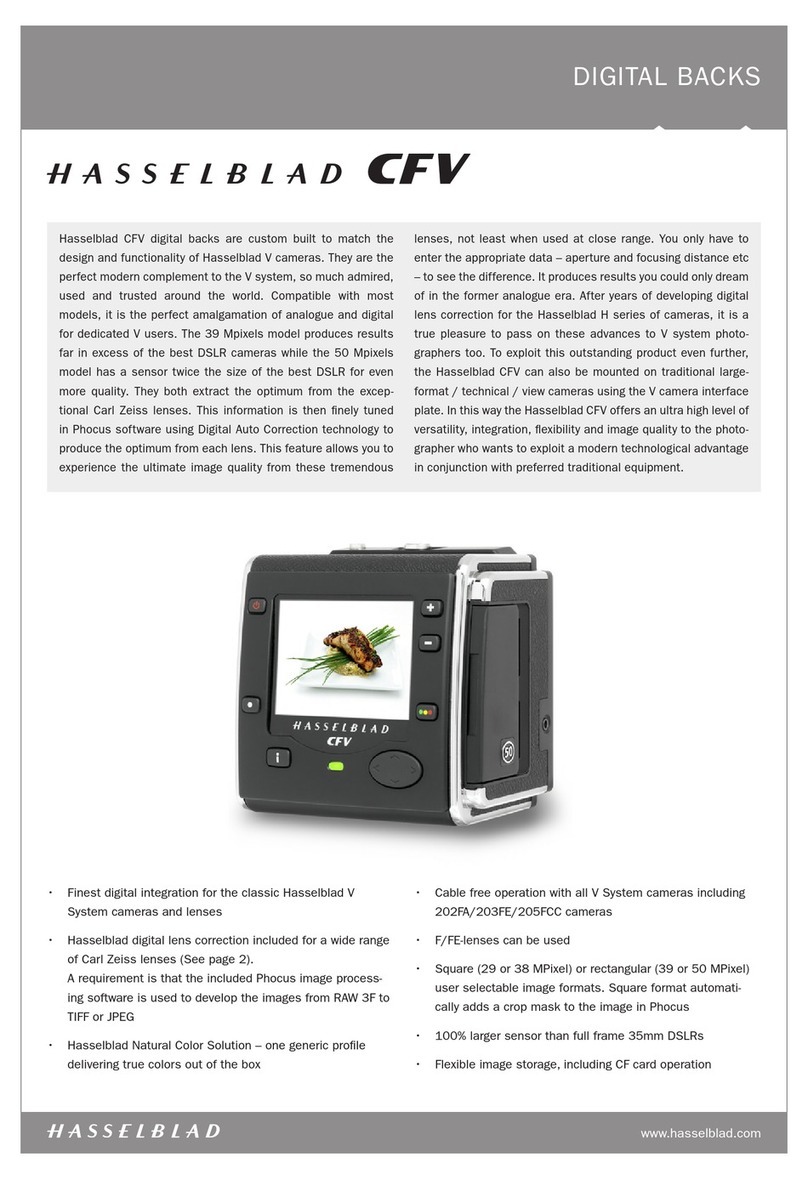 Hasselblad CFV-39 - Manual de usuario
