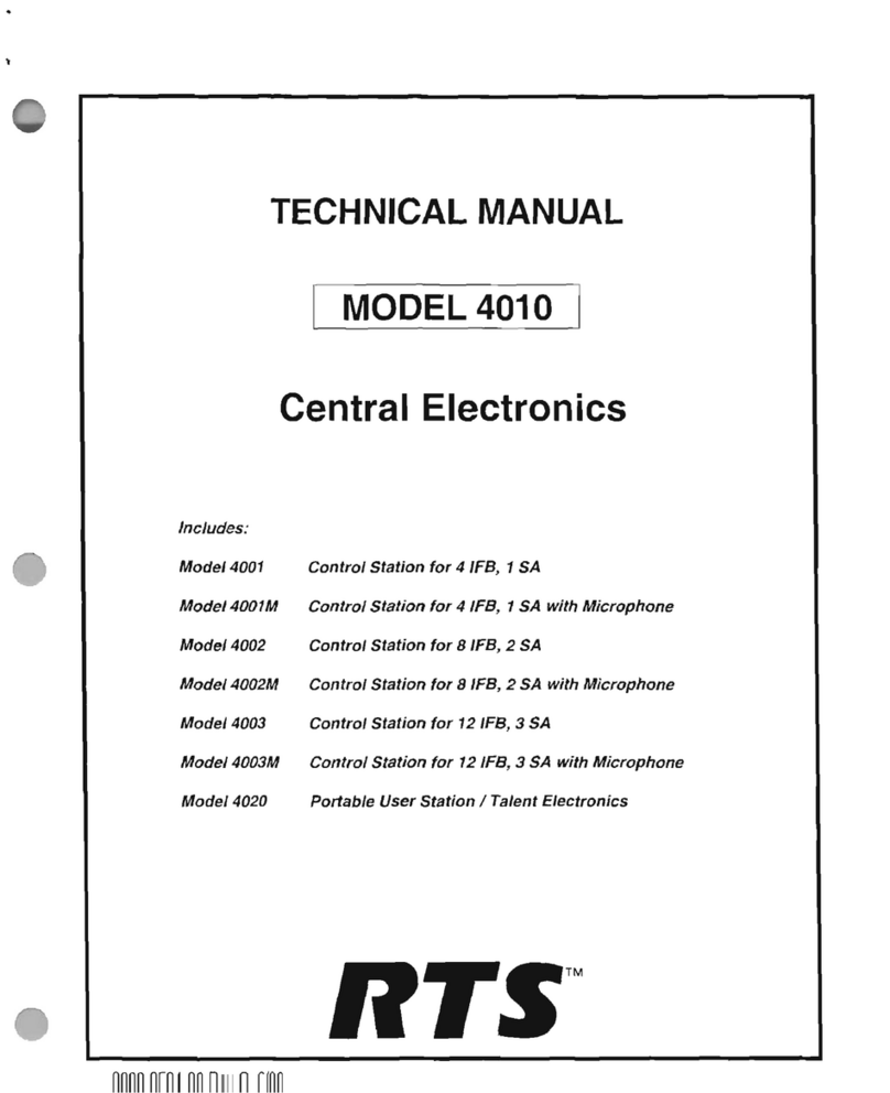 RTS 4010 Manual de usuario