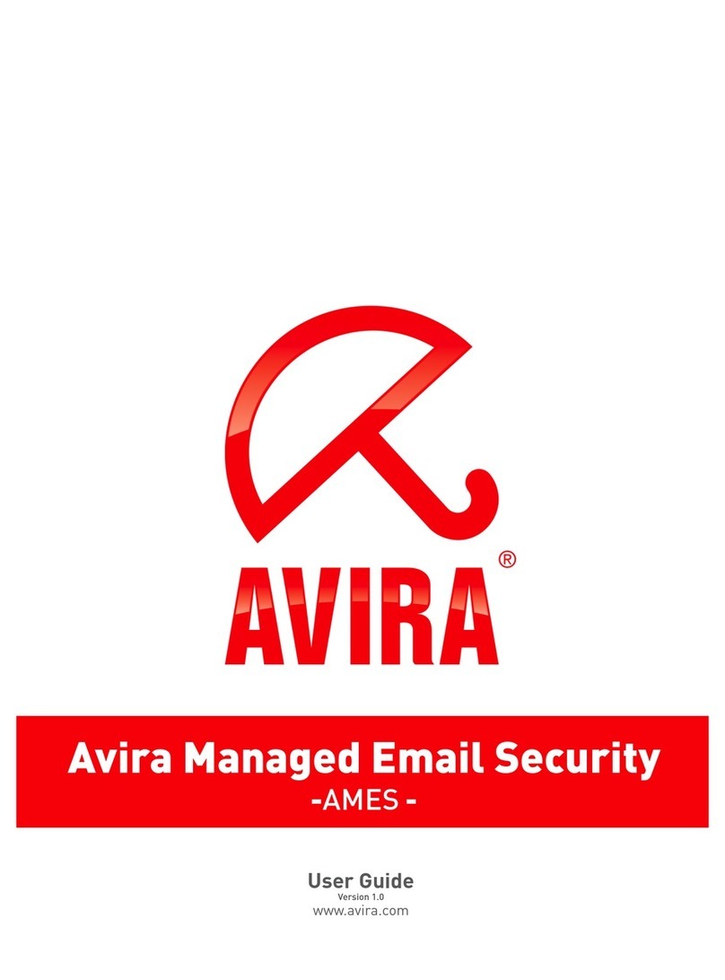 AVIRA MANAGED EMAIL SECURITY Manual de usuario