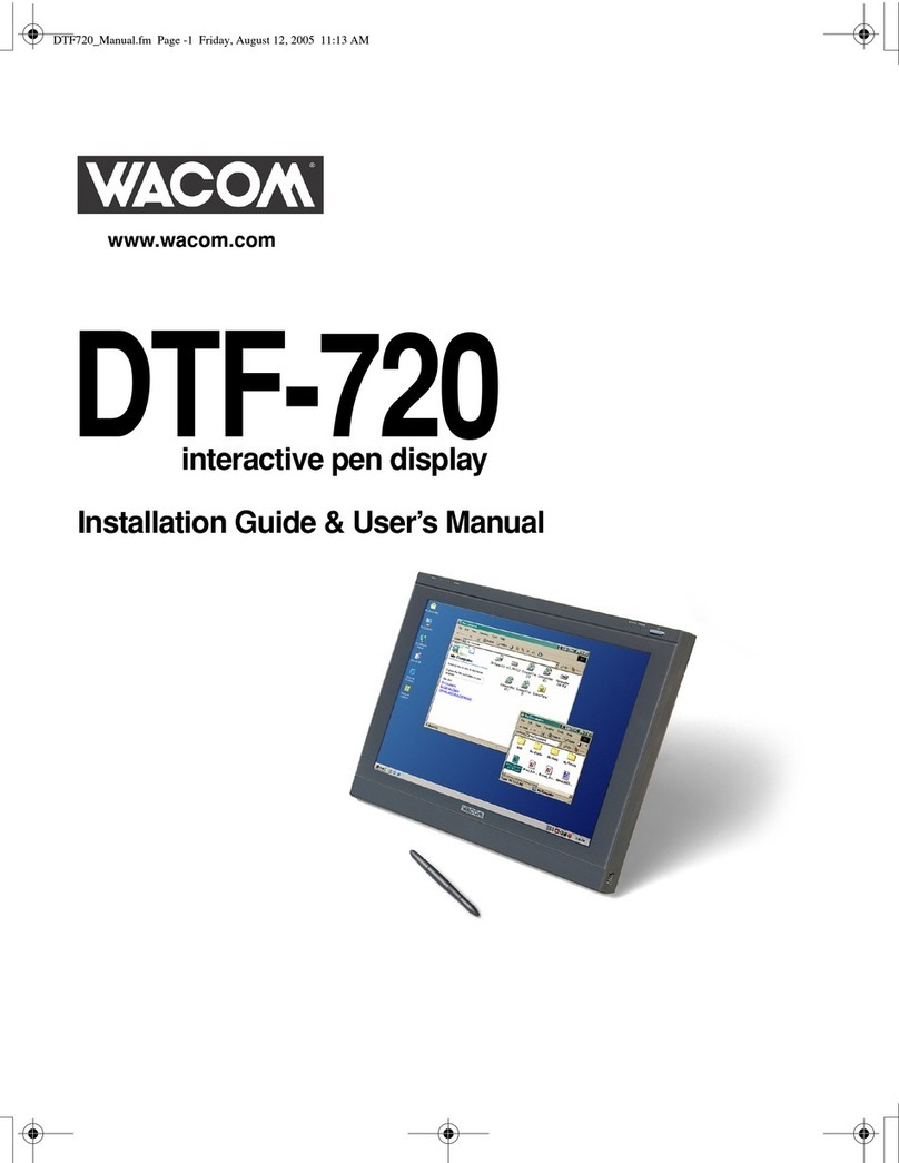 Wacom DTF-720 - OTHER Instrucciones de montaje