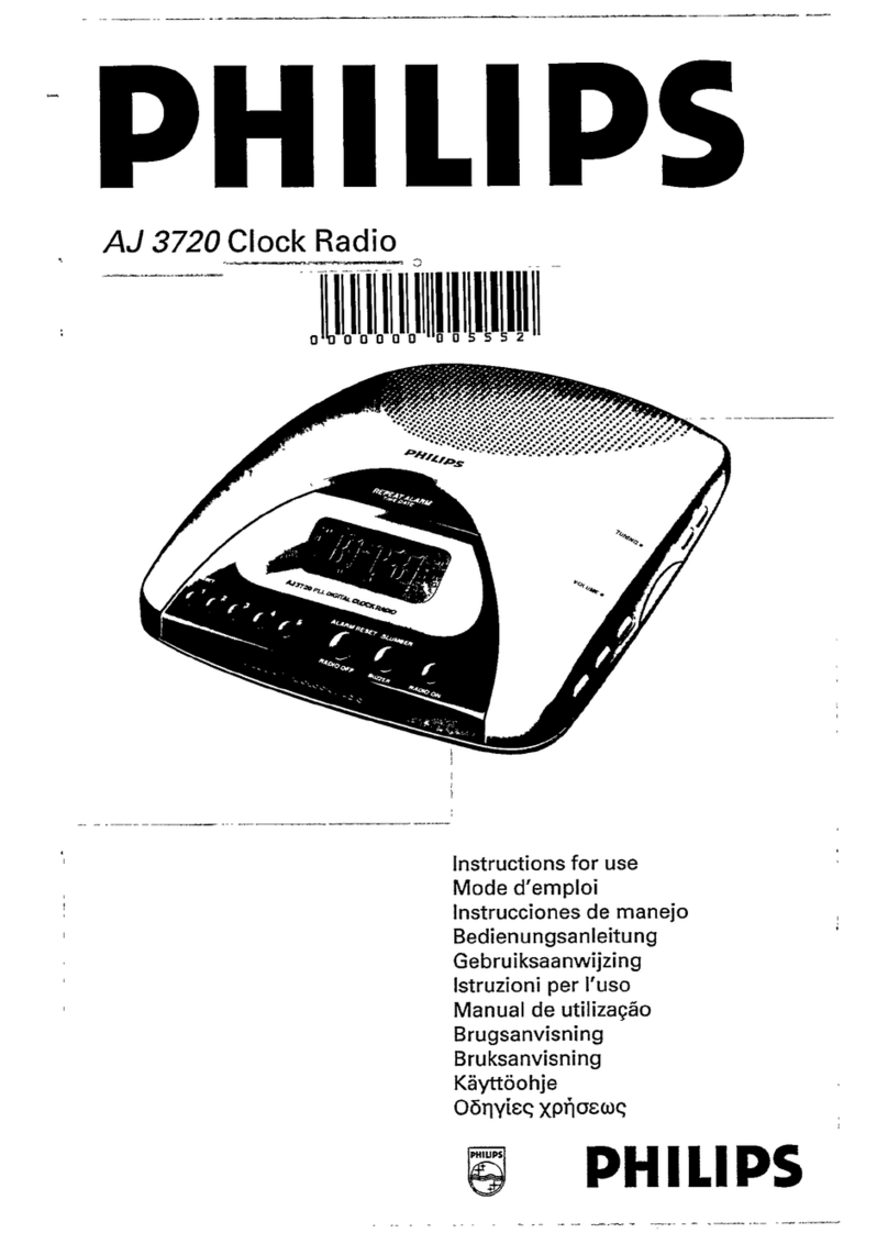 Philips AJ3720 Manual de usuario