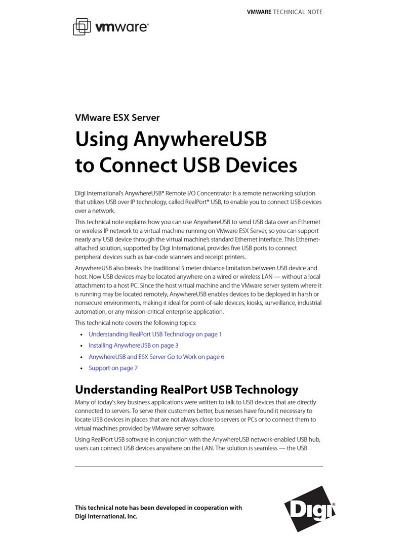 VMware ANYWHEREUSB - TECHNICAL USB Guía VMware ANYWHEREUSB - TECHNICAL USB Guía