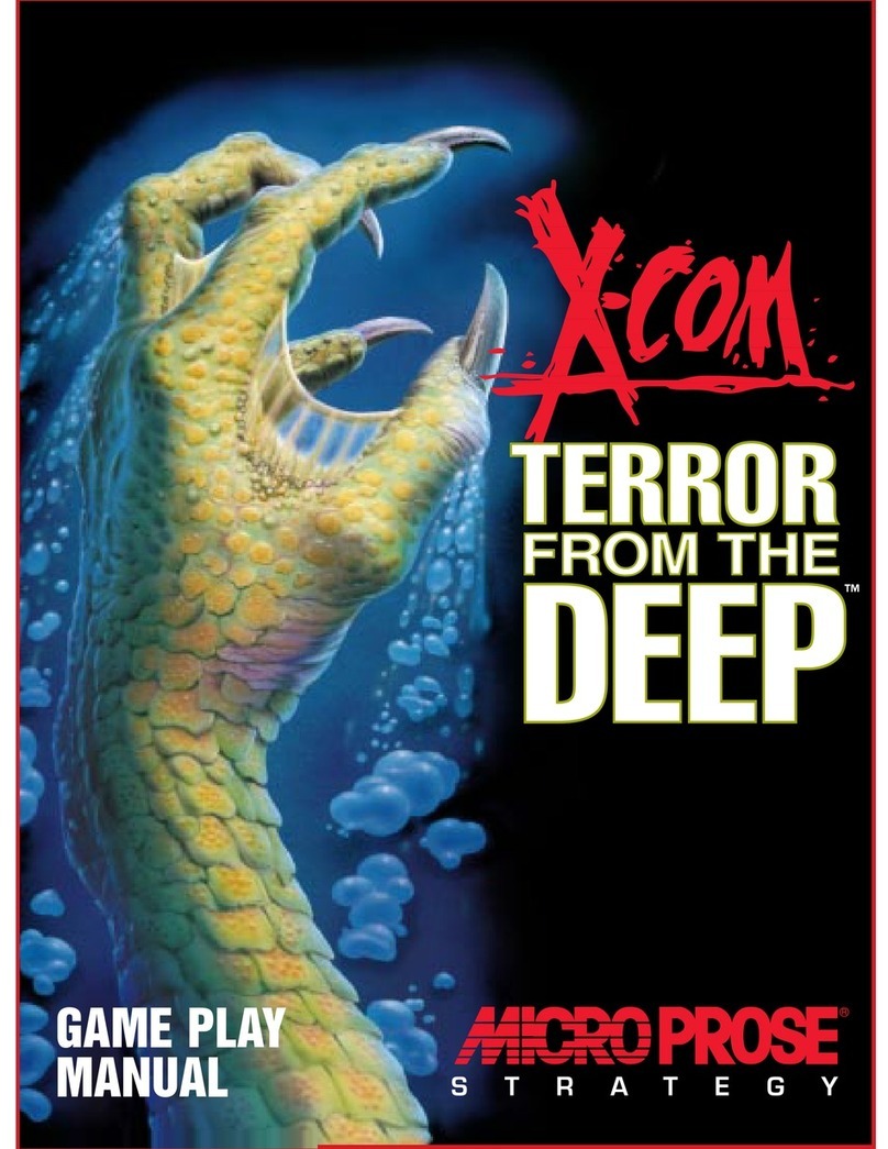 Micro Prose X-COM-TERROR FROM THE DEEP Manual de usuario