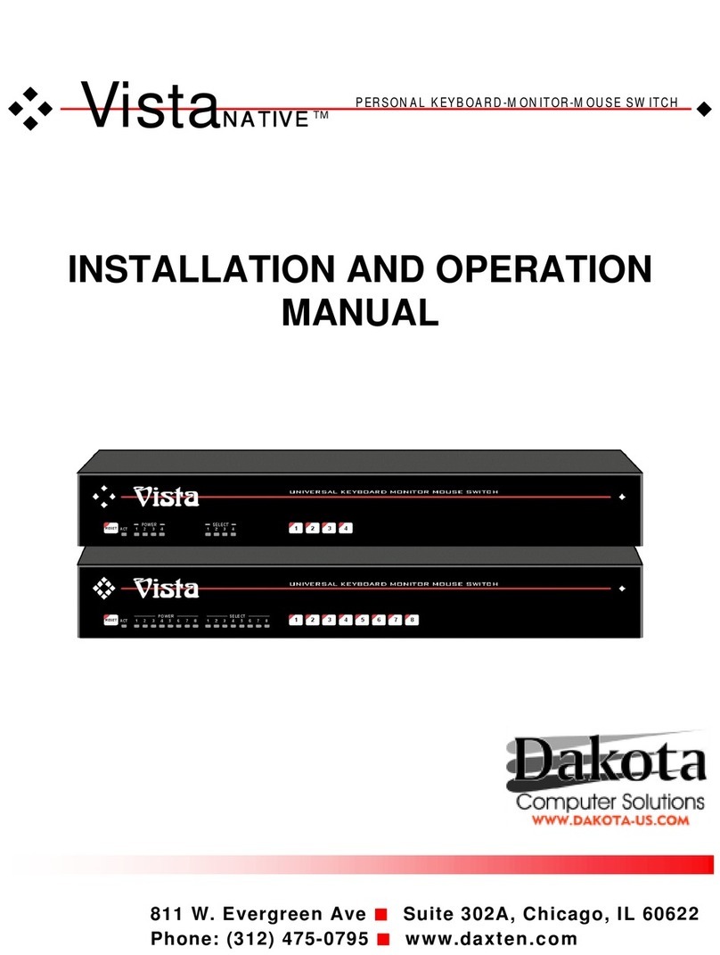 Dakota VISTA NATIVE - Manual del propietario