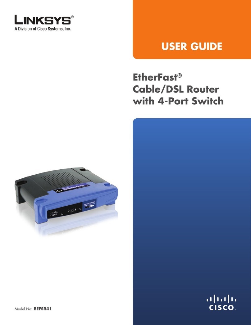 Linksys BEFSR41 - EtherFast Cable/DSL Router Manual de usuario