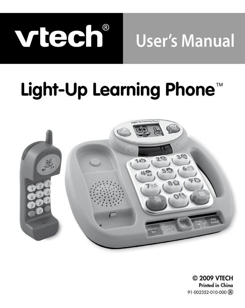 V-tech 80-102100 - Light-Up Learning Phone Manual de usuario