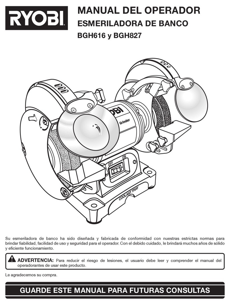 Ryobi BGH616 Manual de usuario