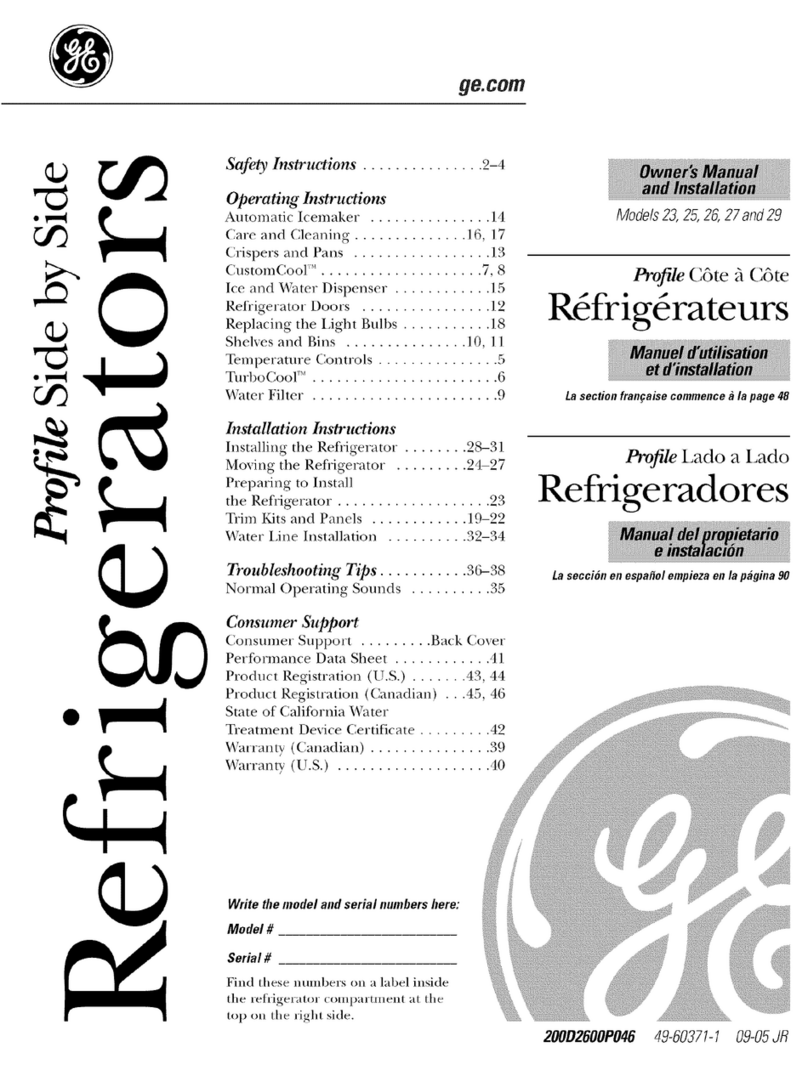 GE PSI23NGPBBB and Guía de seguridad