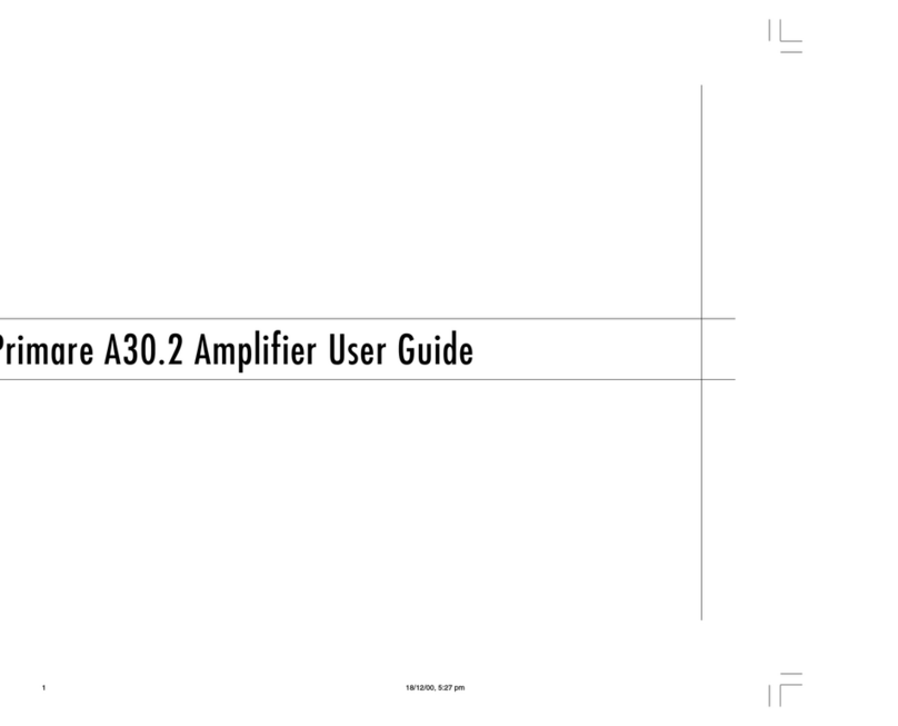 Primare A30.2 Manual de usuario